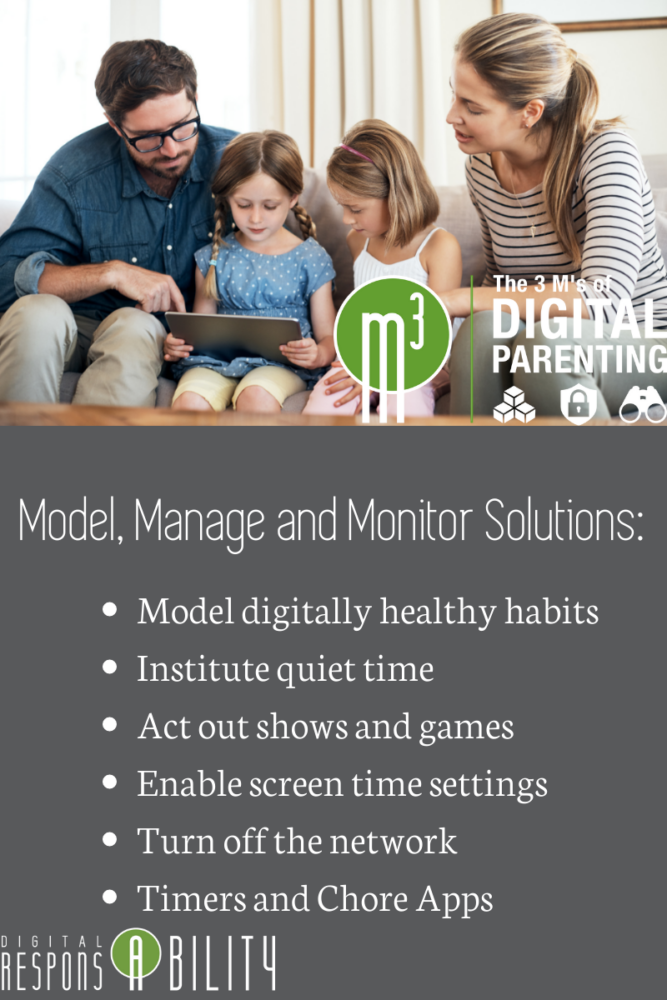 screen time model manage monitor