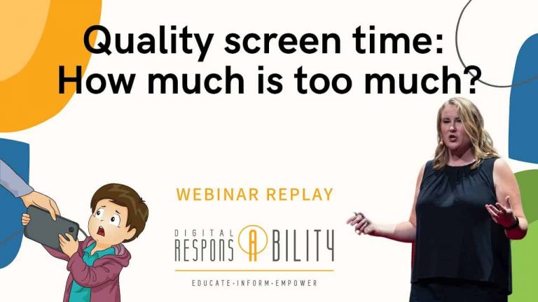 Quality Screen Time: How much is too much?
